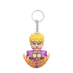 Minifigura de bloques de Giorno Giovanna con llavero