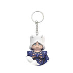 Minifigura de bloques de Wes Bluemarine con llavero