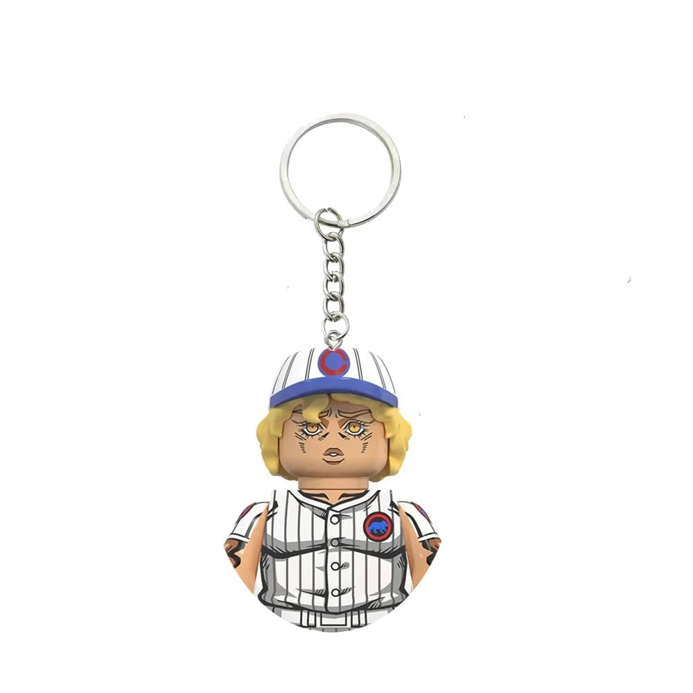 Minifigura de bloques de Emporio con llavero