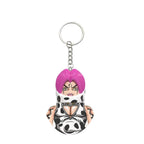 Minifigura de bloques de Rikiel con llavero