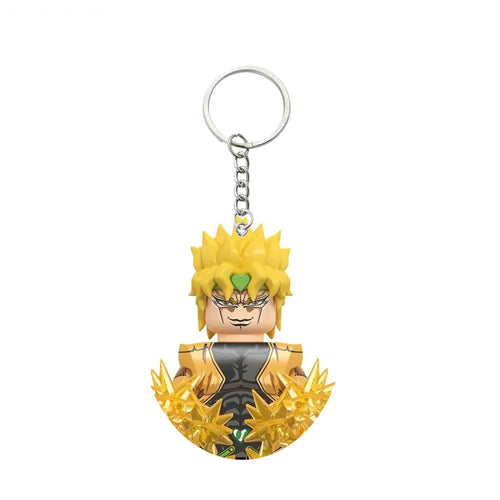 Minifigura de bloques de Dio Brando con llavero