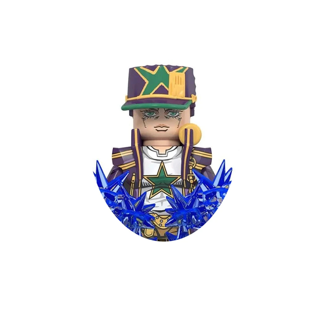 Minifigura de bloques de Jotaro Kujo (Stone Ocean), solo figura
