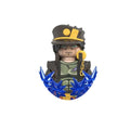 Minifigura de bloques de Jotaro Kujo (Stardust Crusaders), solo figura