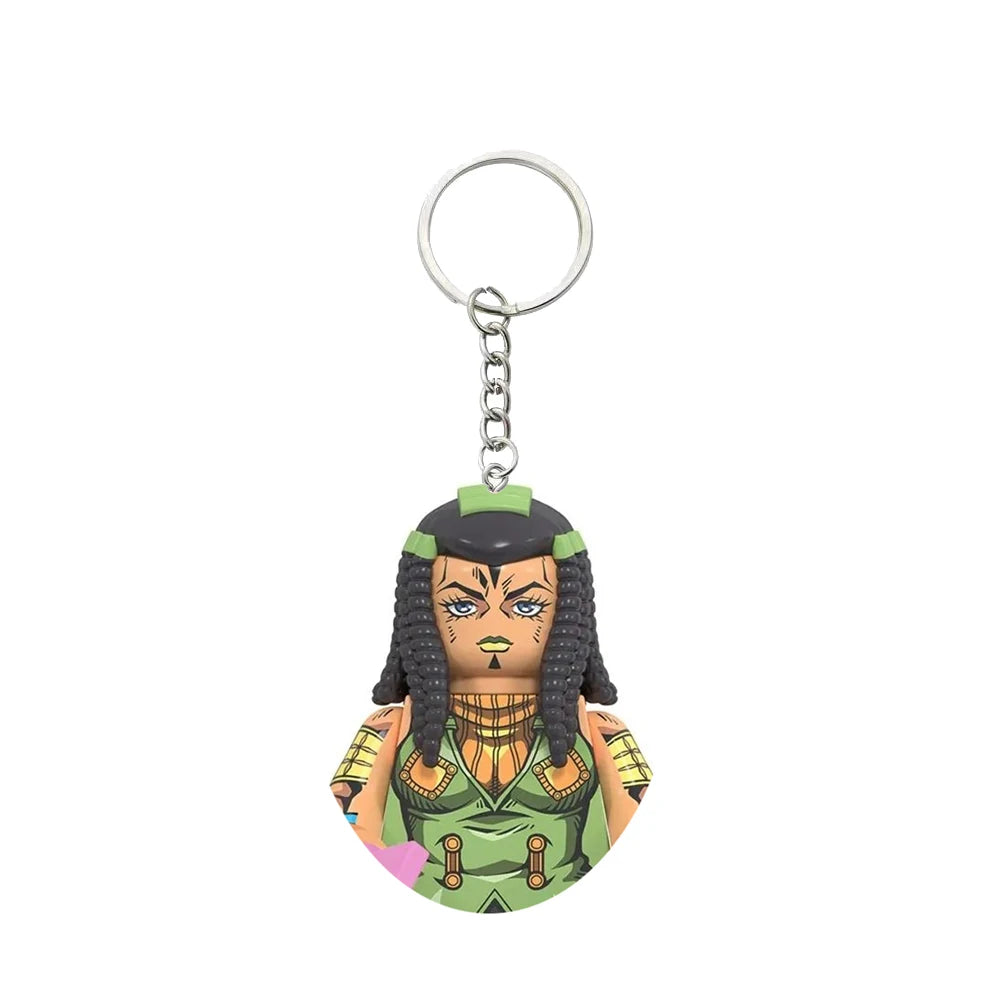 Minifigura de bloques de Hermes Costello con llavero